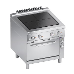 ATA K4ERUP10FV – aragaz electric profesional, 4 plite, cu cuptor electric