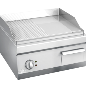 ATA K6EFR10TT – fry-top electric, placă netedă și striată, de banc