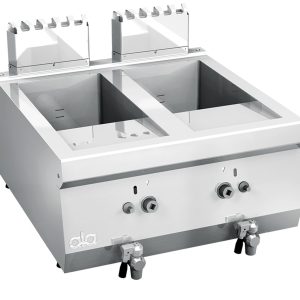 Friteuză profesională pe gaz dublă ATA K6GFG10TT