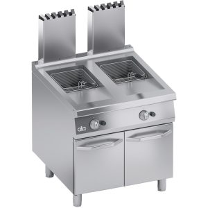 Friteuză profesională pe gaz dublă ATA K4GFGS1020E