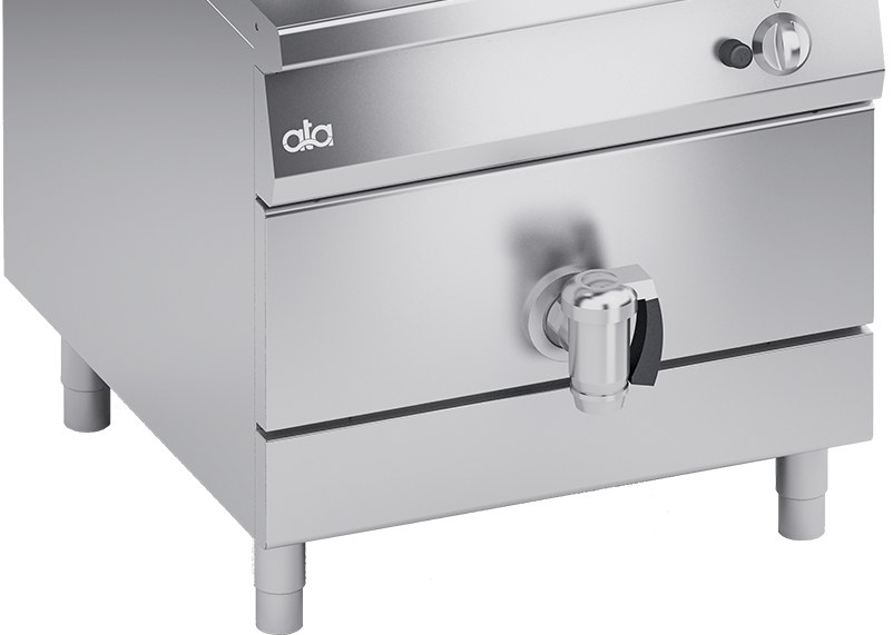 ATA K7GPD1005 – marmită pe gaz cu încălzire directă, 55 l 6 Marmită pe gaz ATA K7GPD1005 – detaliu cu panoul de comandă