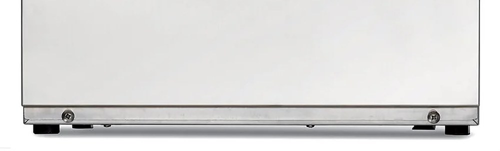 Dihr CS 40 – mașină de spălat vase sub blat, coș 400 × 400 mm 6 Mașină de spălat pahare și vase sub blat Dihr CS 40 – detaliu cu baza cu picioarele